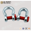 Alta resistência a gota forjou E.U. parafuso pino Bow Shackle